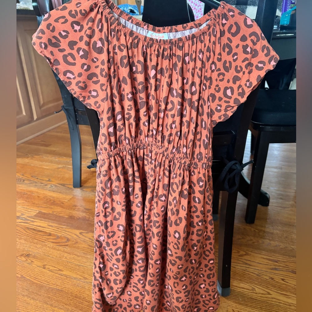 Cat & Jack Orange Leopard Print Skirt - Picture 3 of 4